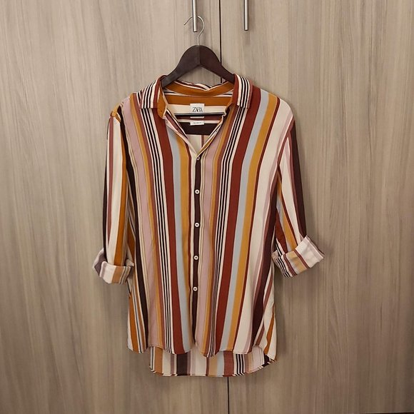 zara 70s shirt